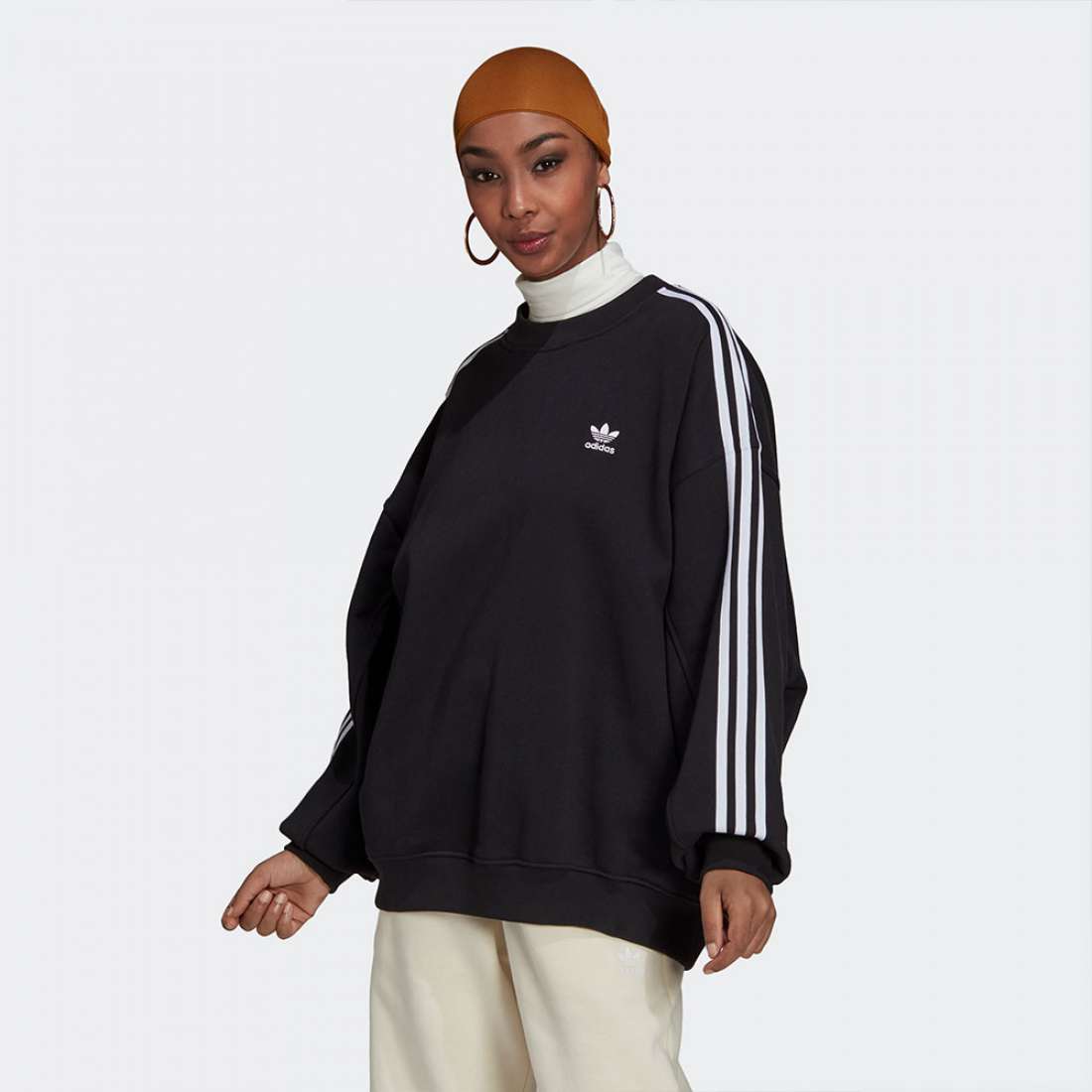 SWEATSHIRT ADIDAS OVERSIZE ADICOLOR CLASSICS BLACK