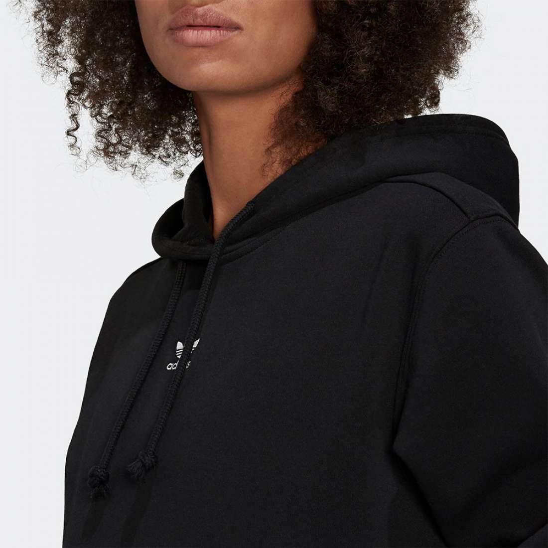 HOODIE ADIDAS FLEECE ADICOLOR ESSENTIALS BLACK