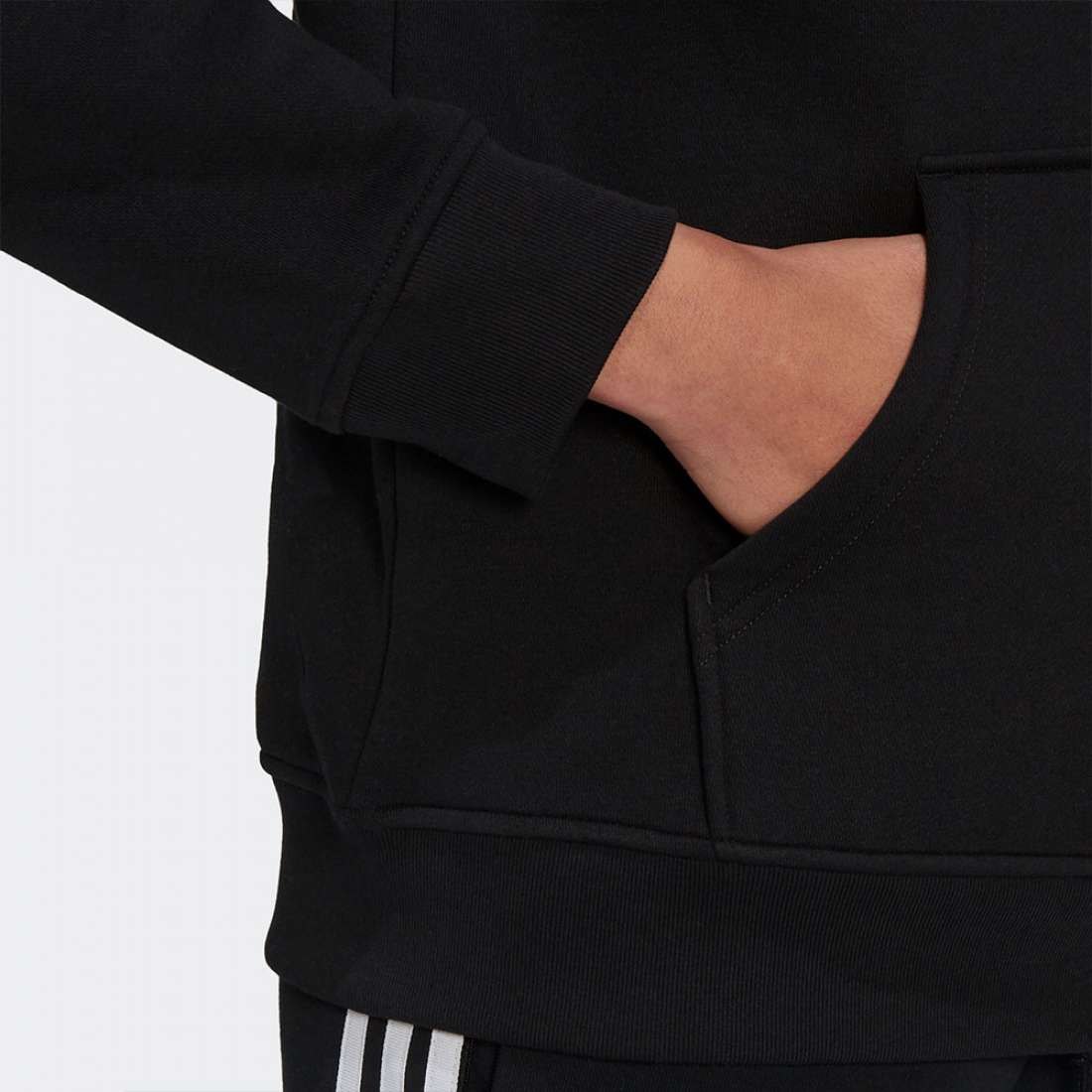 HOODIE ADIDAS FLEECE ADICOLOR ESSENTIALS BLACK