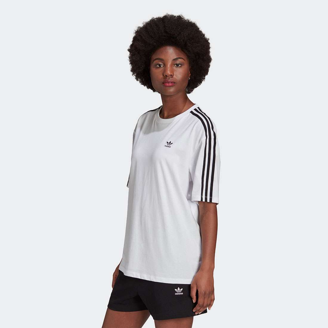 TSHIRT ADIDAS OVERSIZE ADICOLOR CLASSICS WHITE