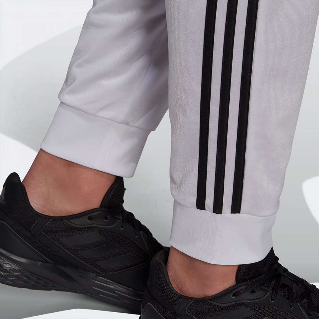 CALÇAS ADIDAS 3-STRIPES ESSENTIALS WHITE/BLACK