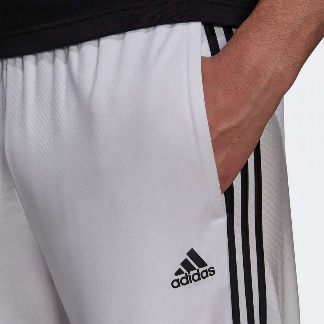 CALÇAS ADIDAS 3-STRIPES ESSENTIALS WHITE/BLACK