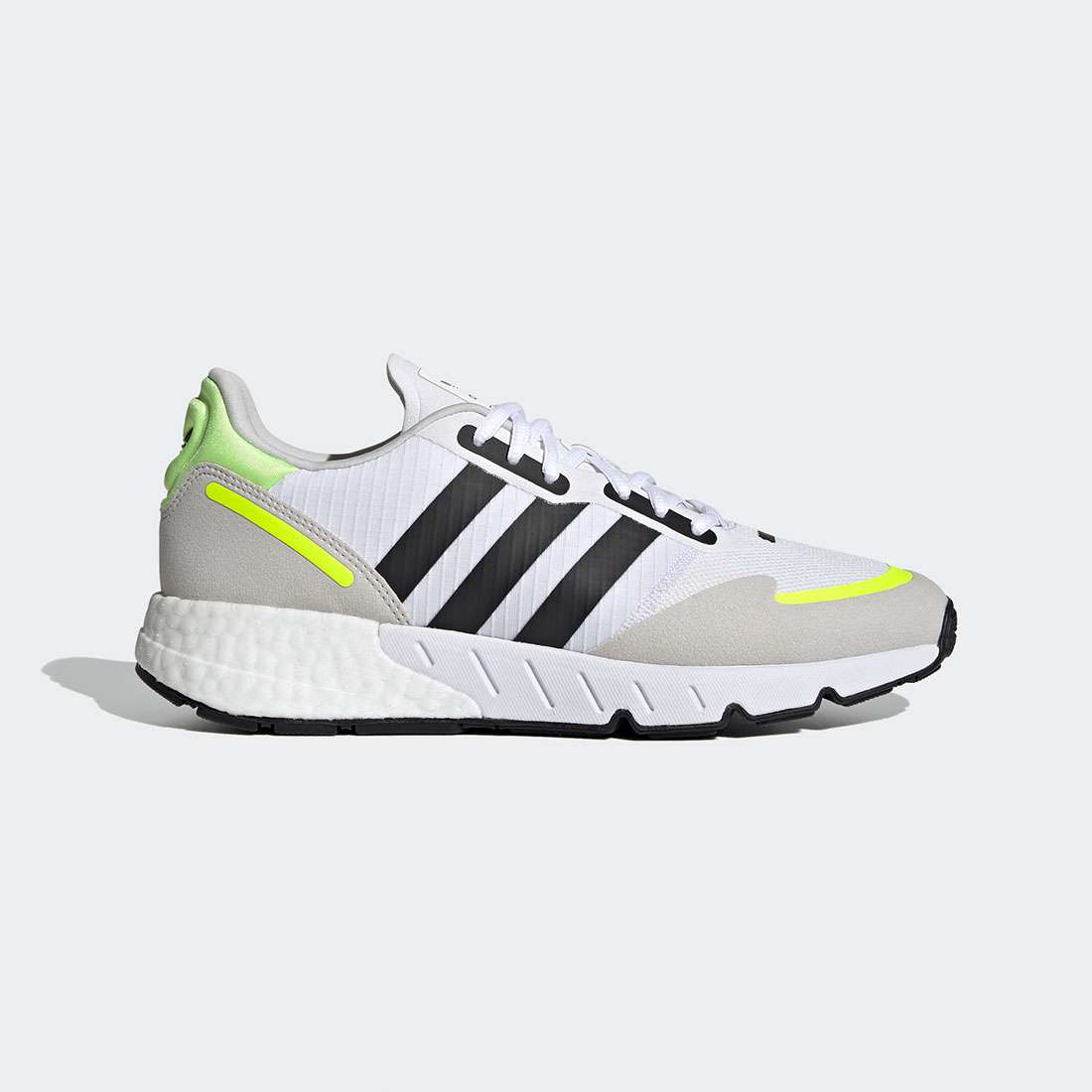 ADIDAS ZX 1 K BOOST FTWWHT/BLACK/SYELLO