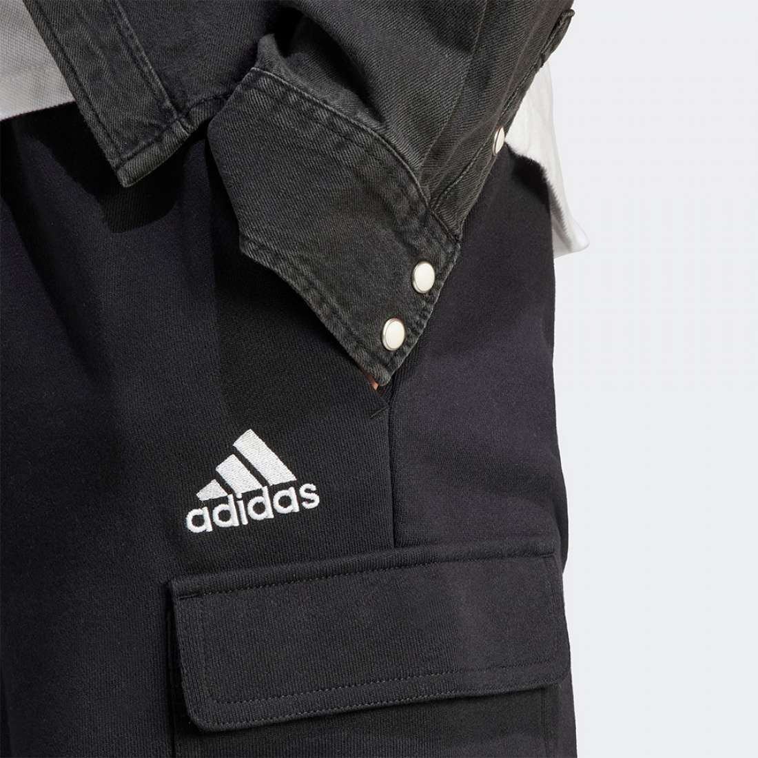 CALÇÕES ADIDAS FRESH TERRY CARGO BLACK