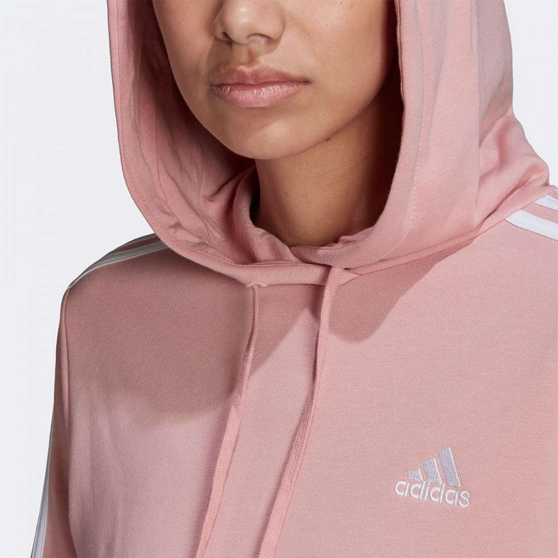 HOODIE ADIDAS 3-STRIPES MALMAR/WHITE