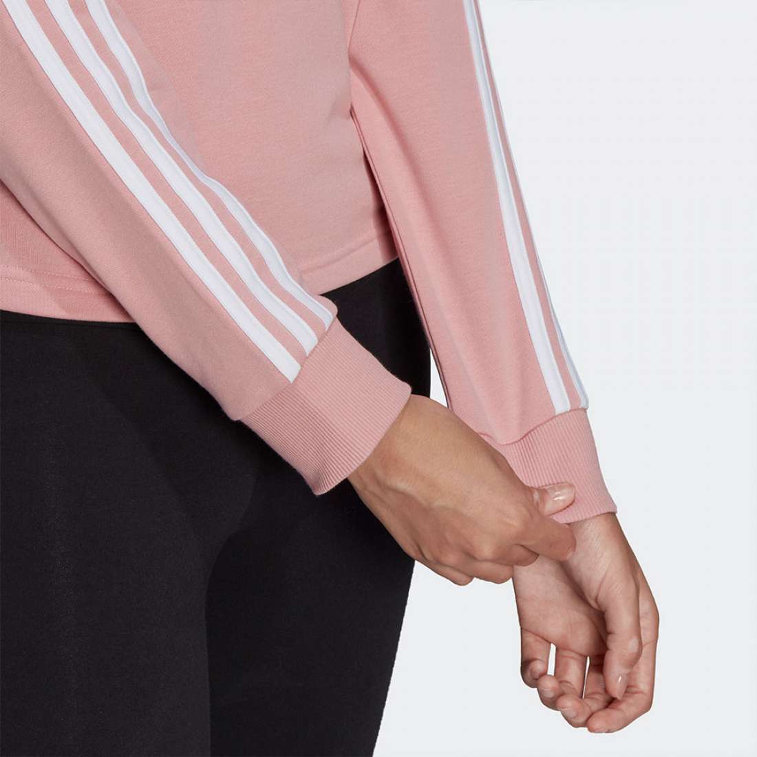 HOODIE ADIDAS 3-STRIPES MALMAR/WHITE