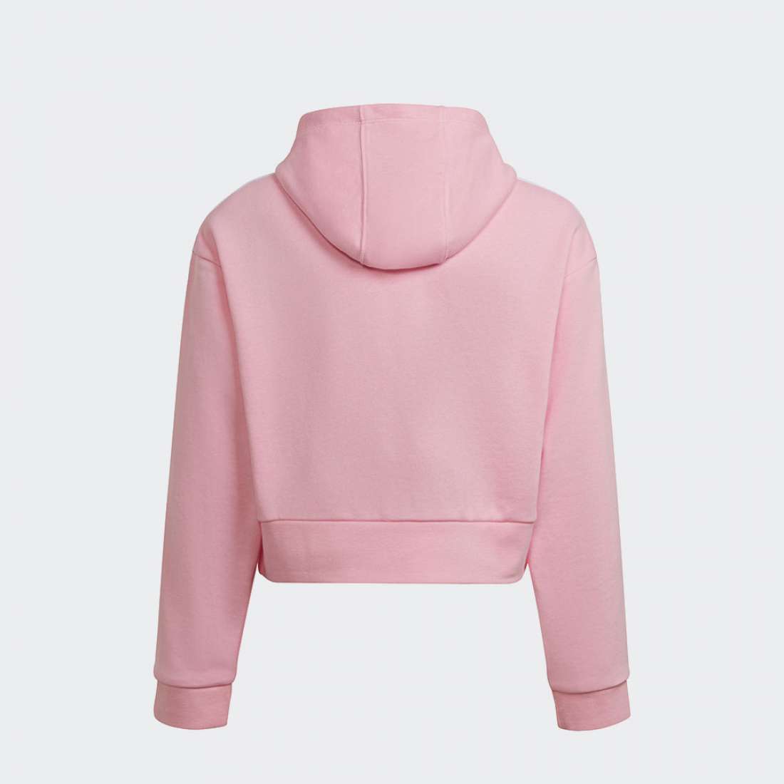 HOODIE ADIDAS CROPPED PINK/WHITE