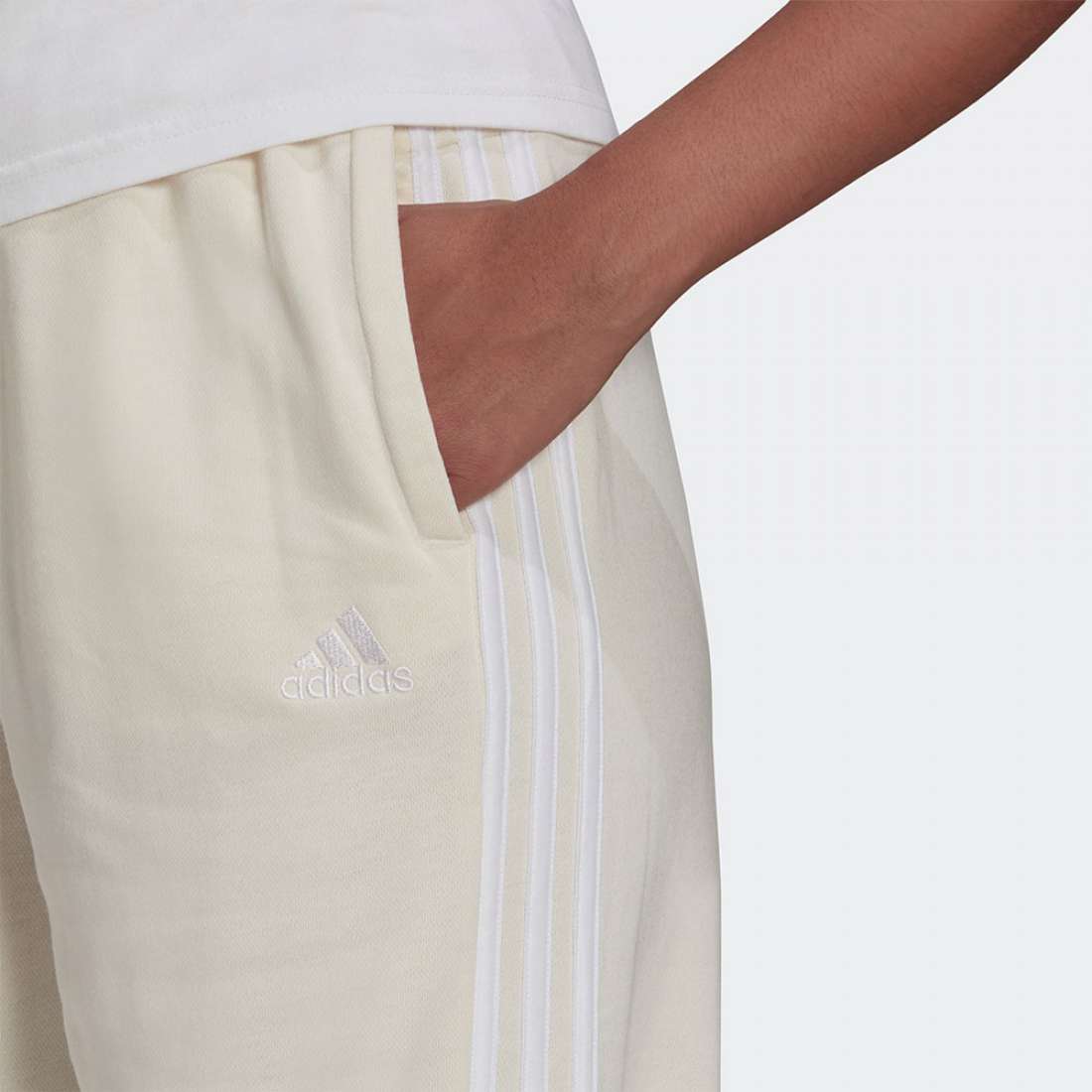 CALÇAS ADIDAS STUDIO LOUNGE 3-STRIPES NONDYE/WHITE