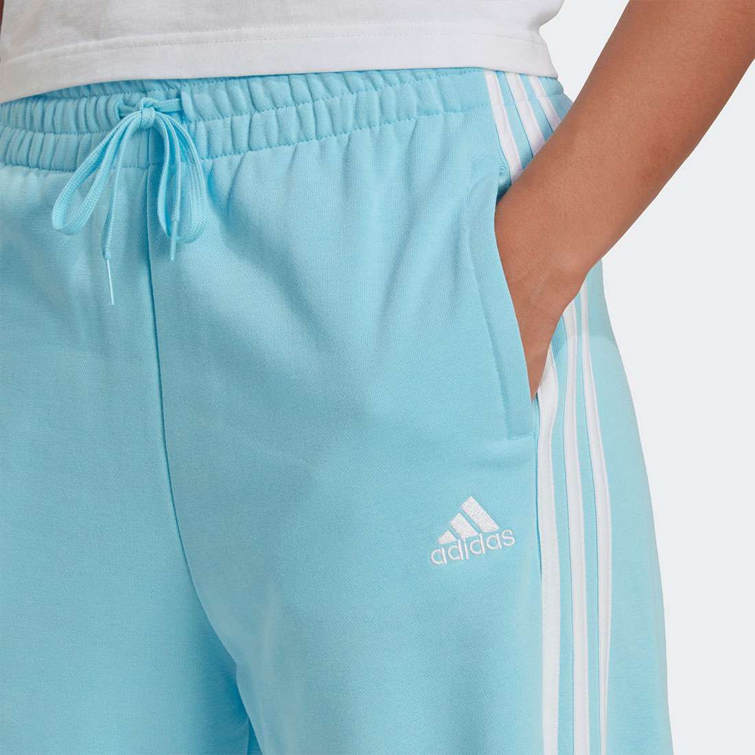 CALÇAS ADIDAS 3-STRIPES ESSENTIALS BLIBLU/WHITE