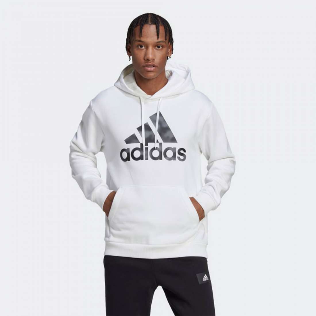 HOODIE ADIDAS BADGE OF SPORT WHITE