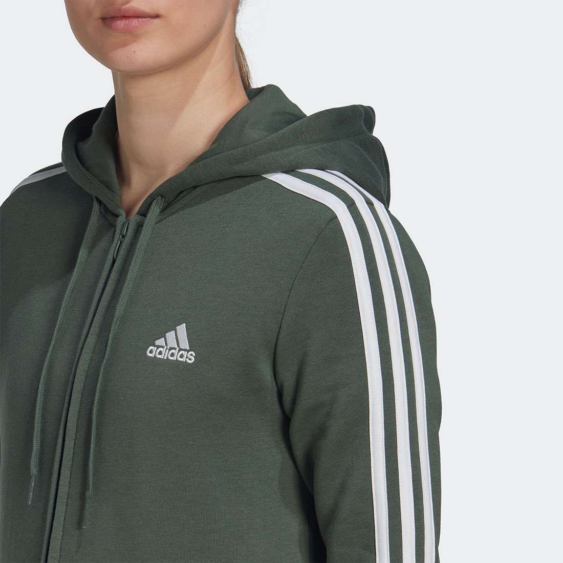 CASACO ADIDAS 3-STRIPES GREOXI/WHITE