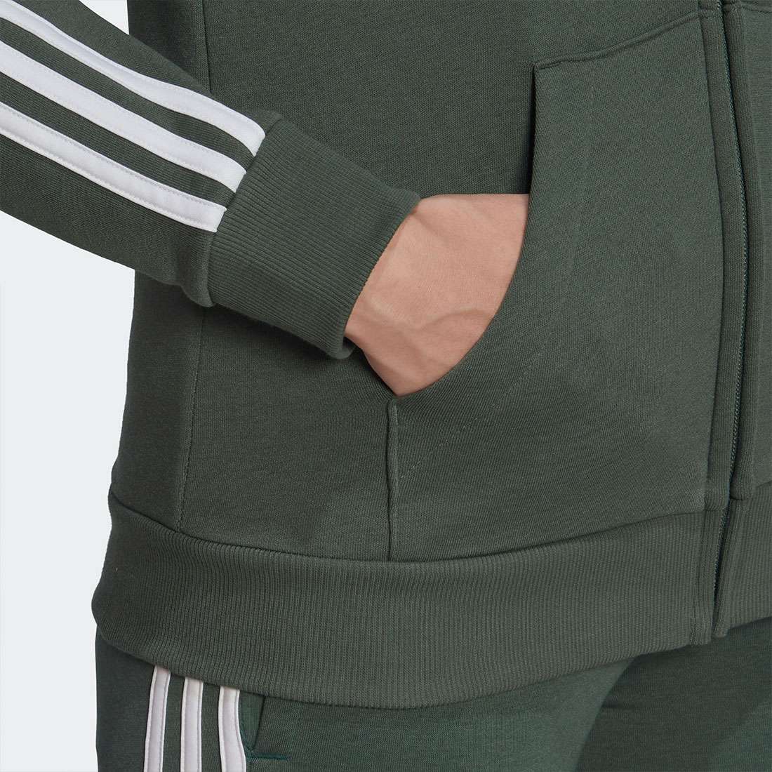 CASACO ADIDAS 3-STRIPES GREOXI/WHITE