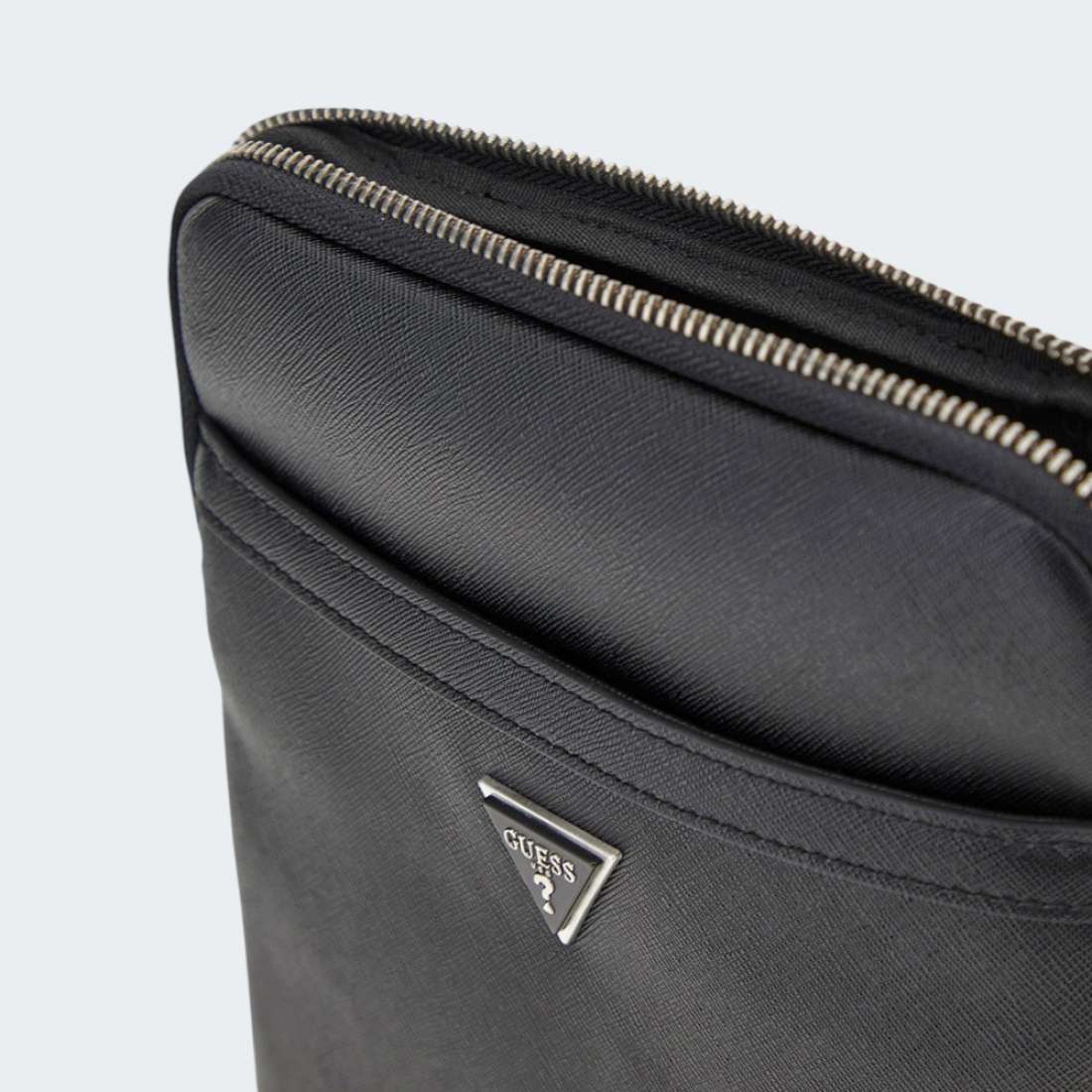 BOLSA GUESS SAFFIANO BLACK