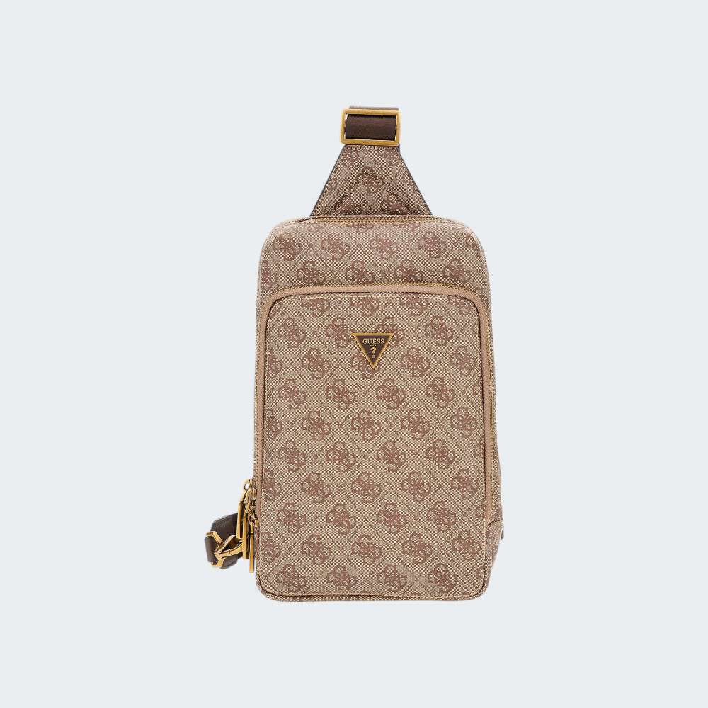 BOLSA GUESS MILANO BEIGE/BROWN