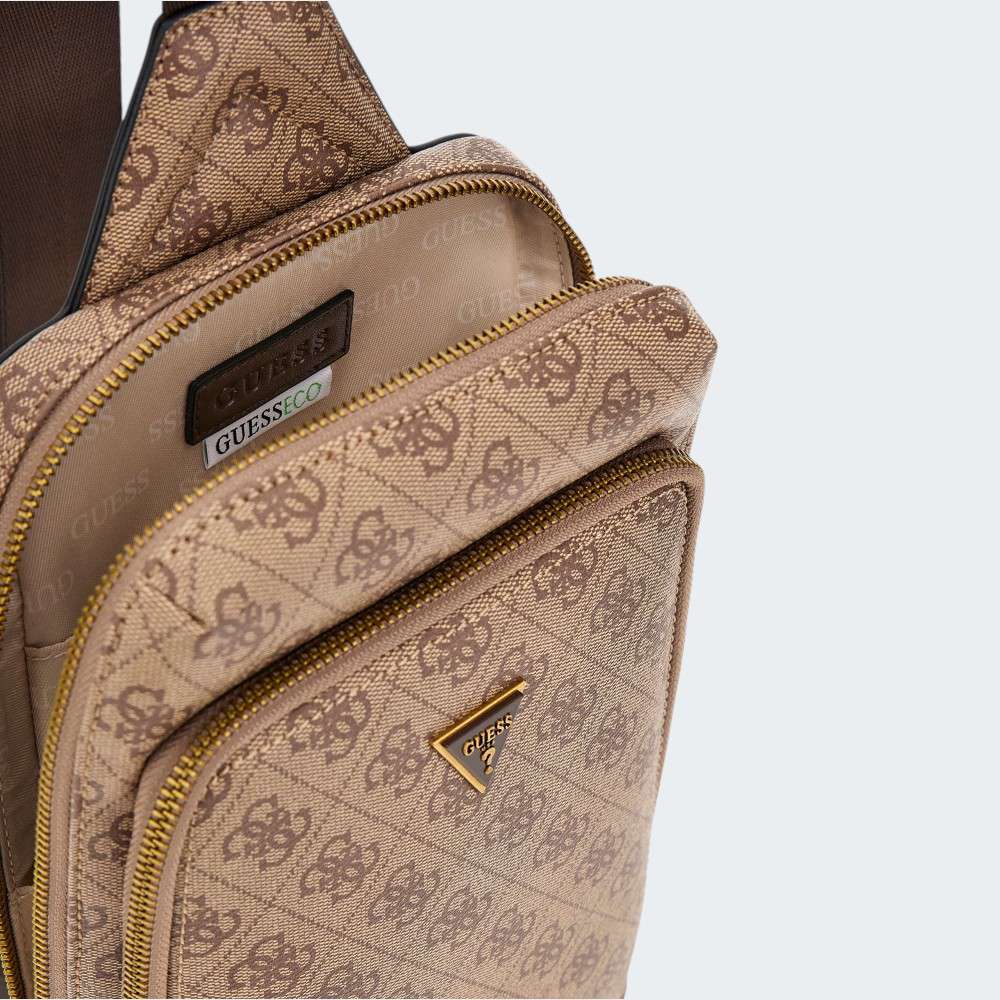 BOLSA GUESS MILANO BEIGE/BROWN