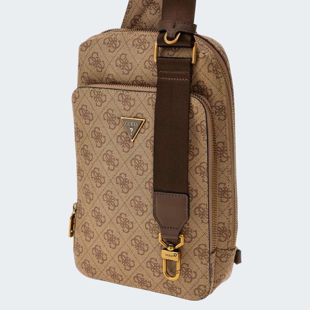 BOLSA GUESS MILANO BEIGE/BROWN