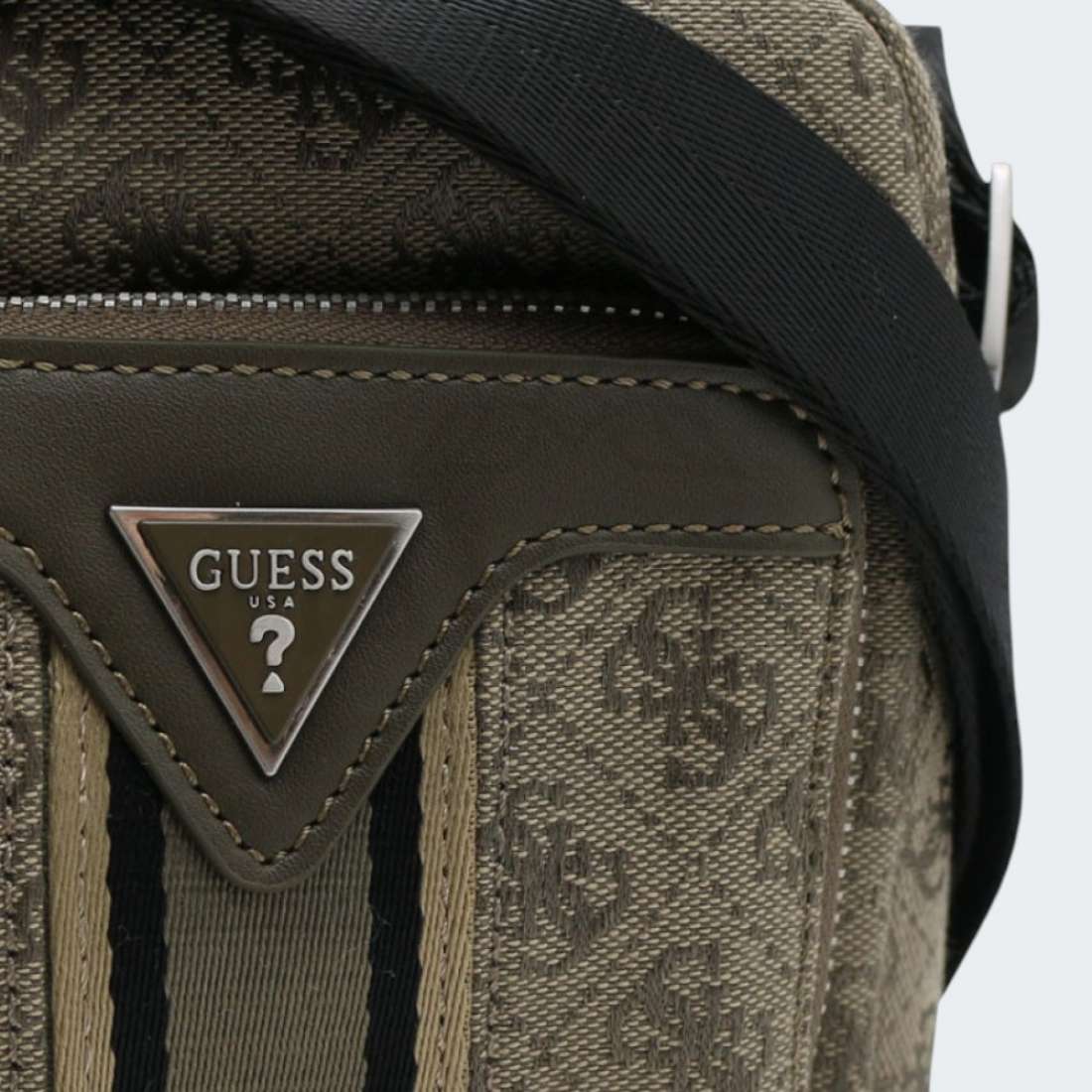 BOLSA GUESS MILANO SAND/ MILITARY GREEN
