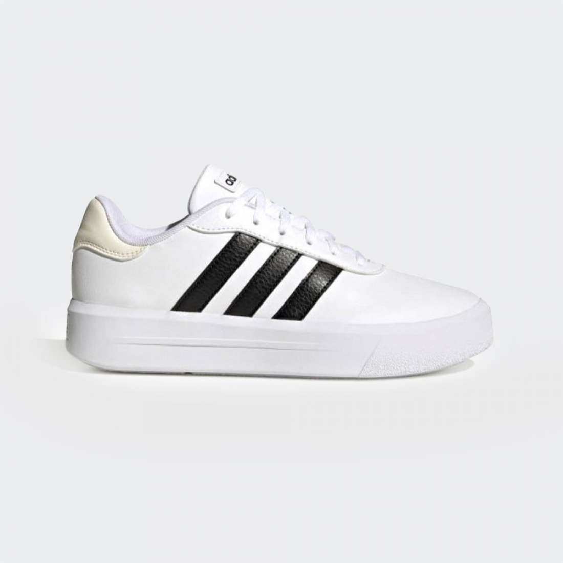 ADIDAS COURT PLATFORM W FTWWHT/BLACK/WHITE