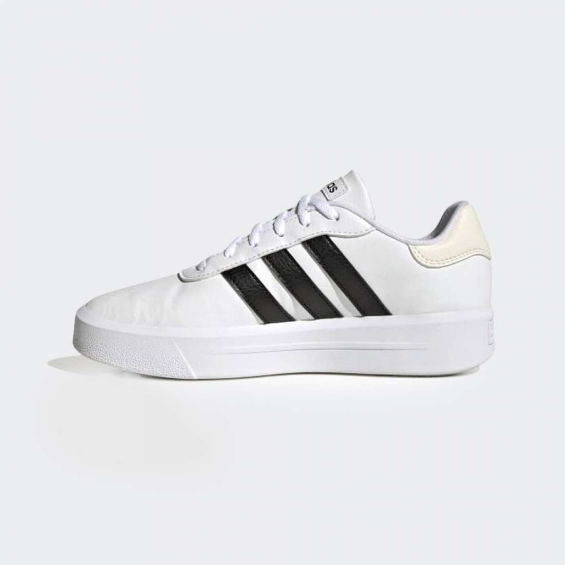 ADIDAS COURT PLATFORM W FTWWHT/BLACK/WHITE