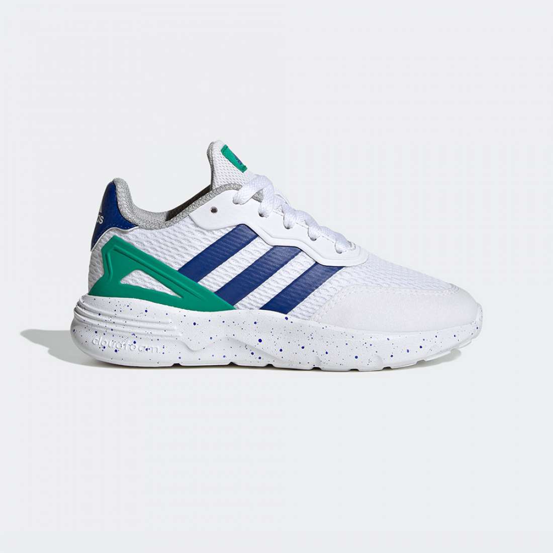 ADIDAS NEBZED J FTWWHT/ROYBLU/CORGRN