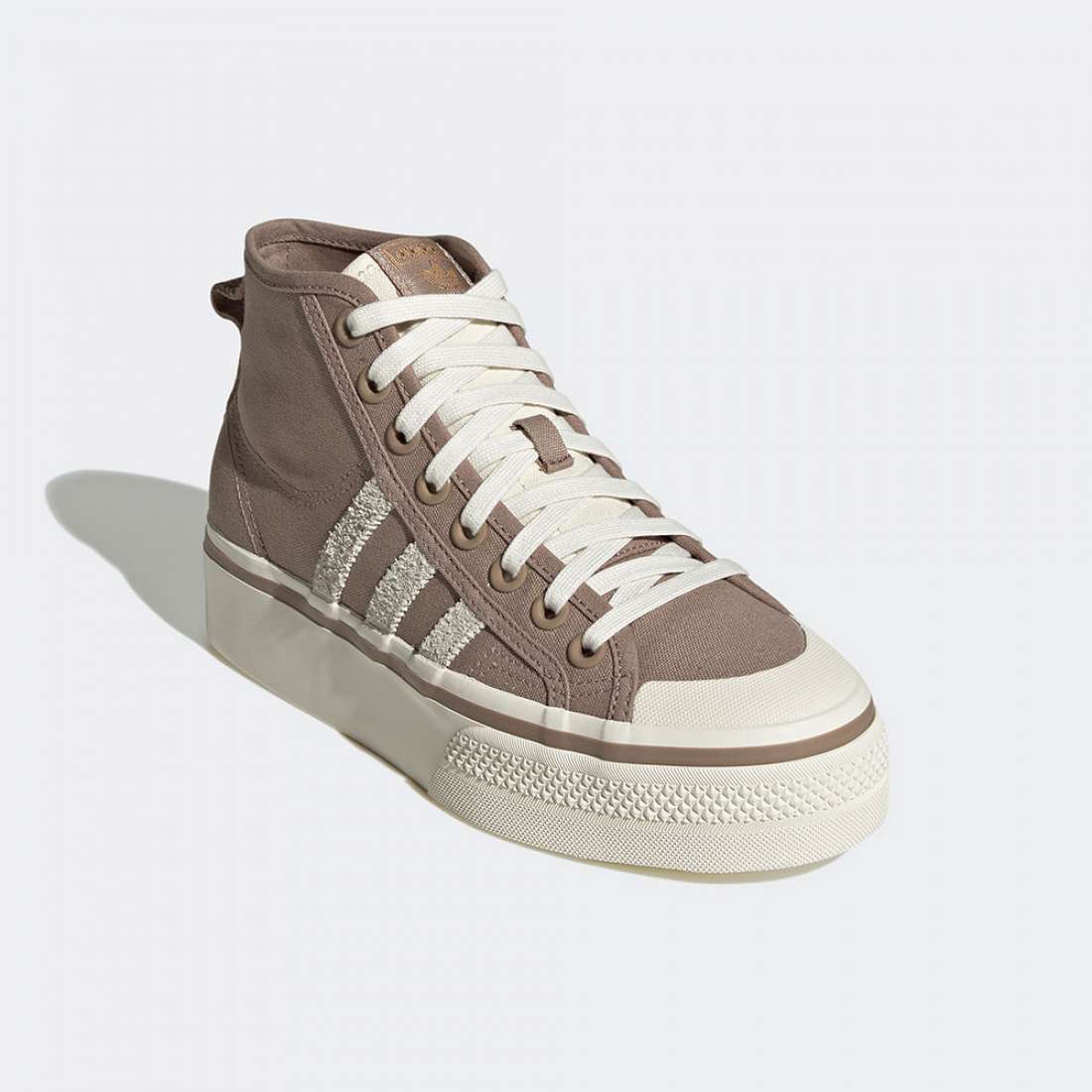 ADIDAS NIZZA PLATFORM MID CHABRN/WHITE/GOLDMT