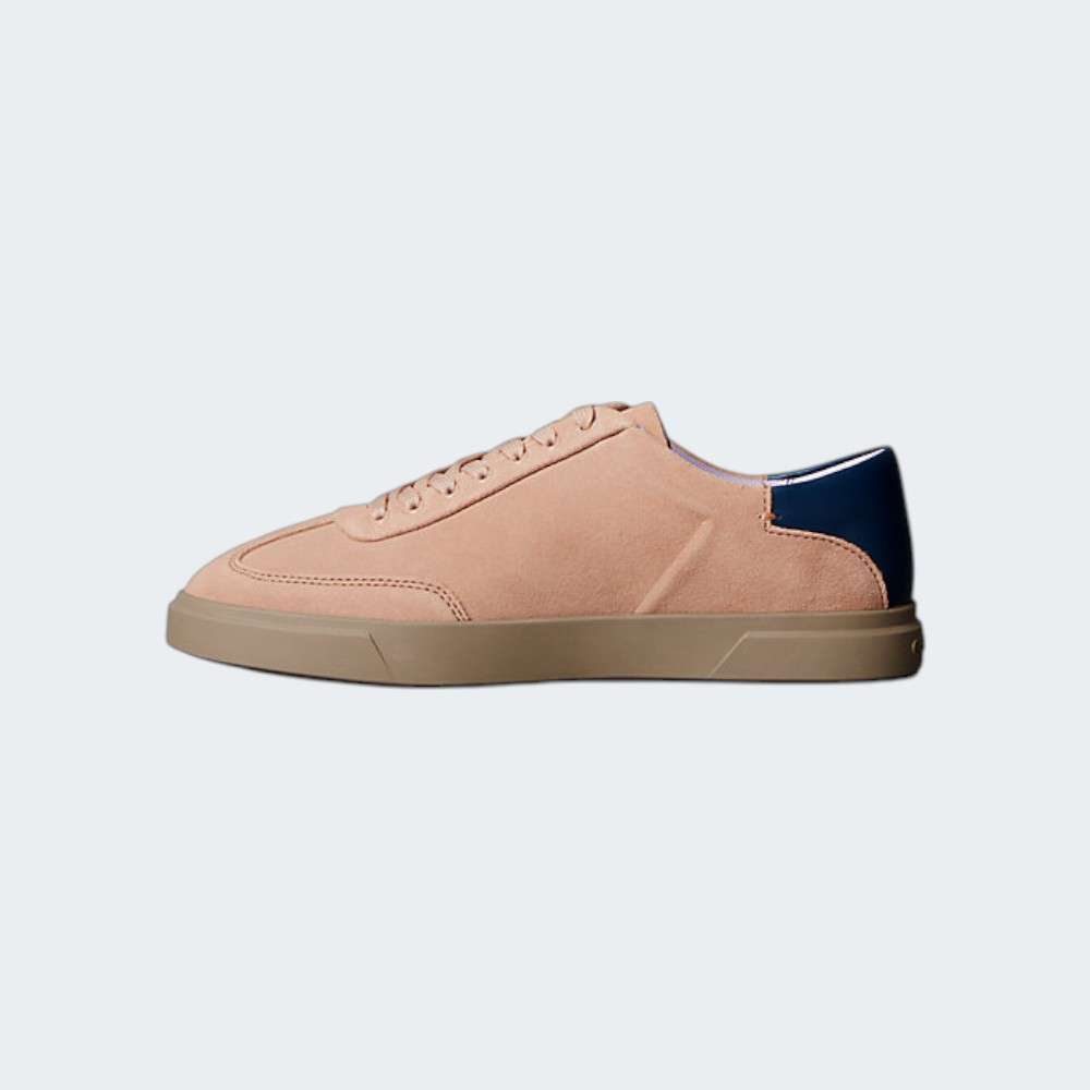 CALVIN KLEIN LOW PRO CUPS LACE UP SUE MIX