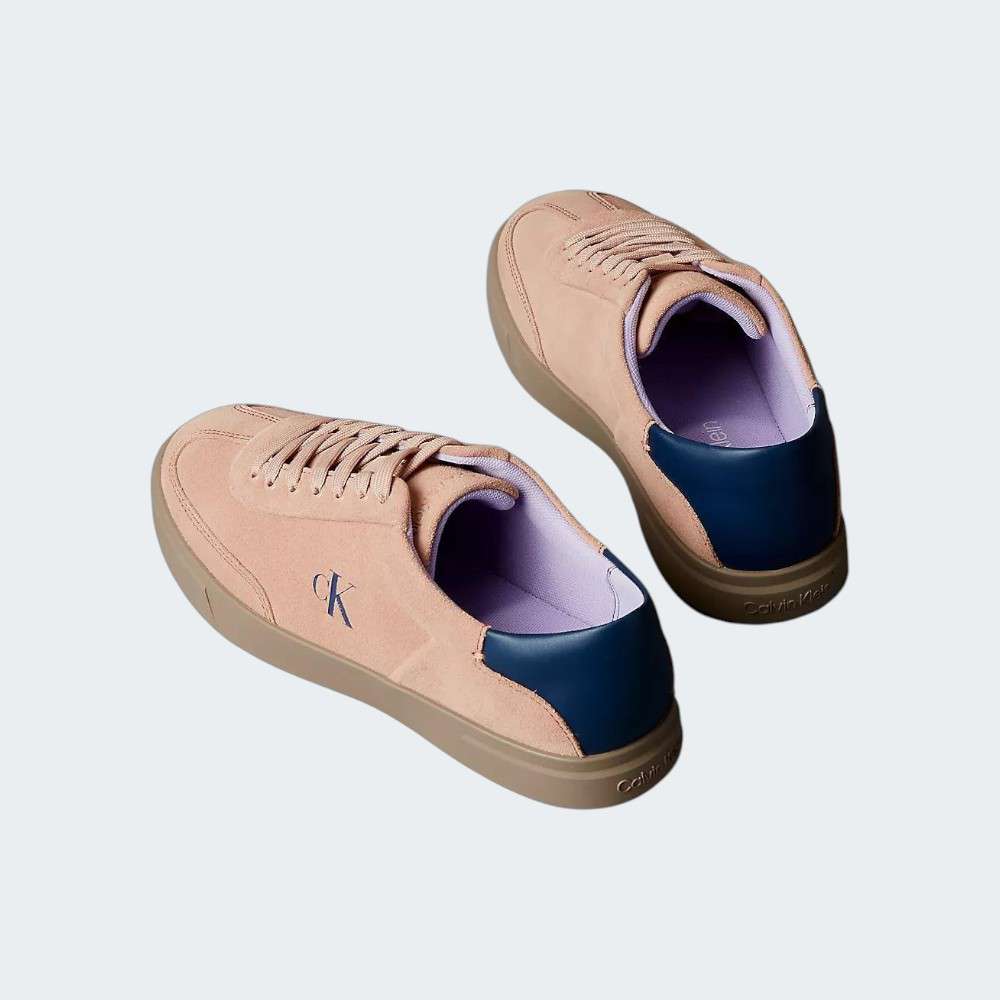 CALVIN KLEIN LOW PRO CUPS LACE UP SUE MIX