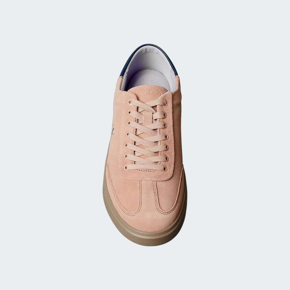 CALVIN KLEIN LOW PRO CUPS LACE UP SUE MIX