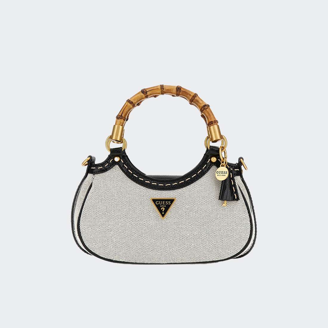 MALA GUESS ZABRY MINI SATCHEL TAUPE