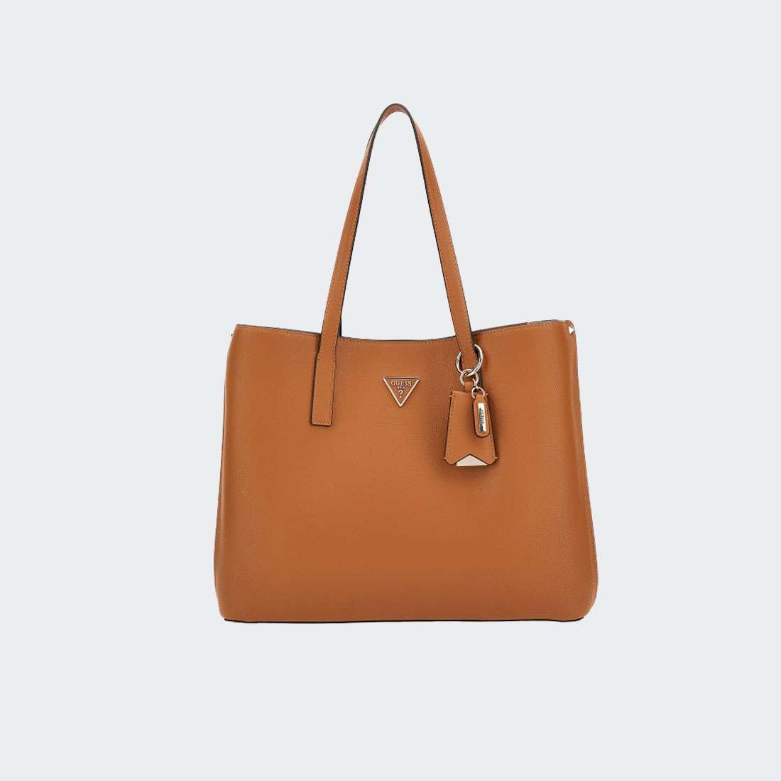 MALA GUESS MERIDIAN GIRLFRIEND TOTE COGNAC