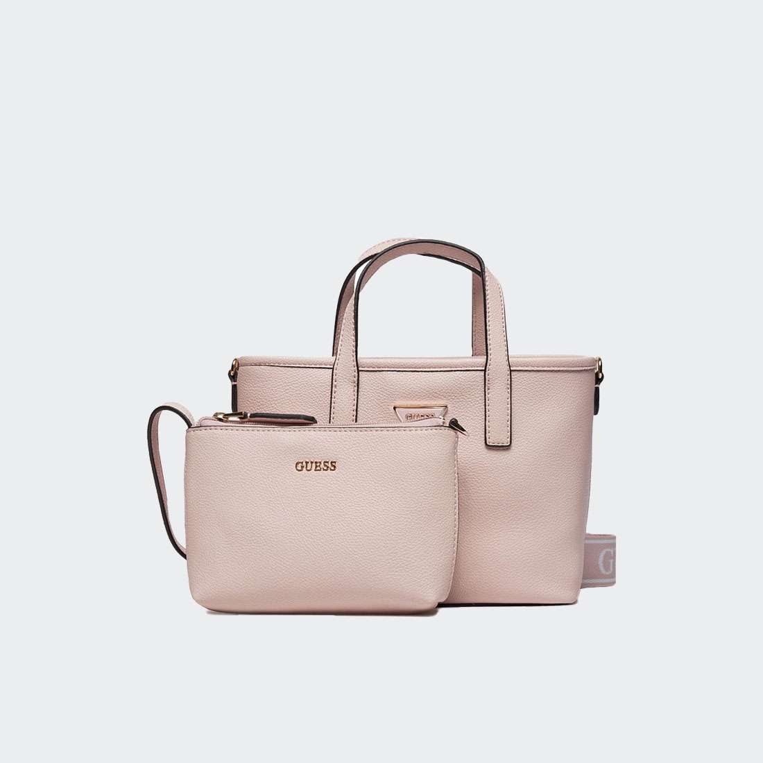 MALA GUESS LATONA MINI TOTE LIGHT ROSE
