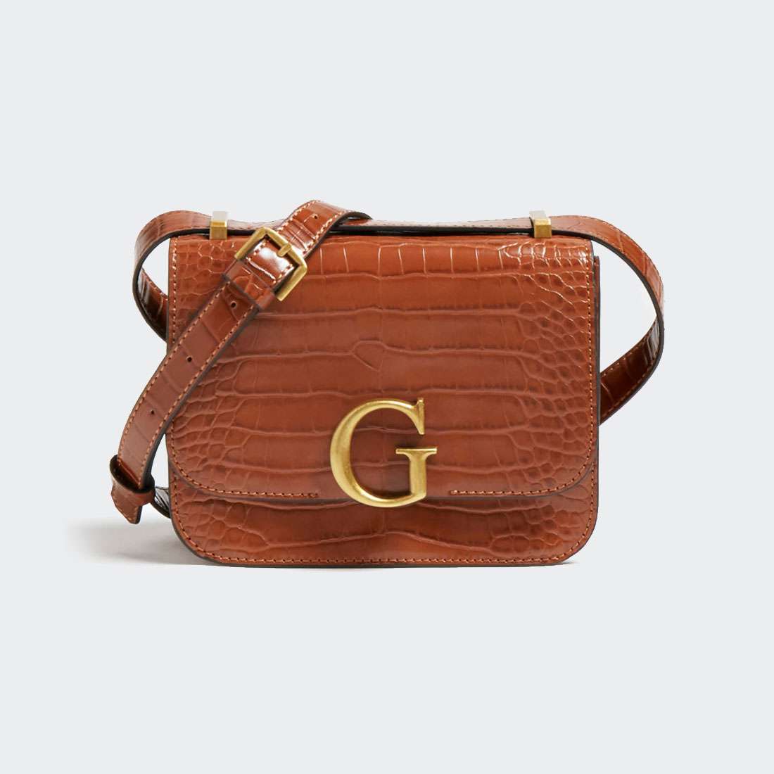 MALA GUESS CORILY CROSSBODY COGNAC