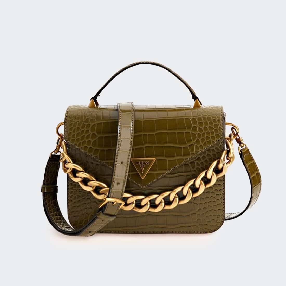 MALA GUESS RETOUR MINI HANDBAG OLIVE