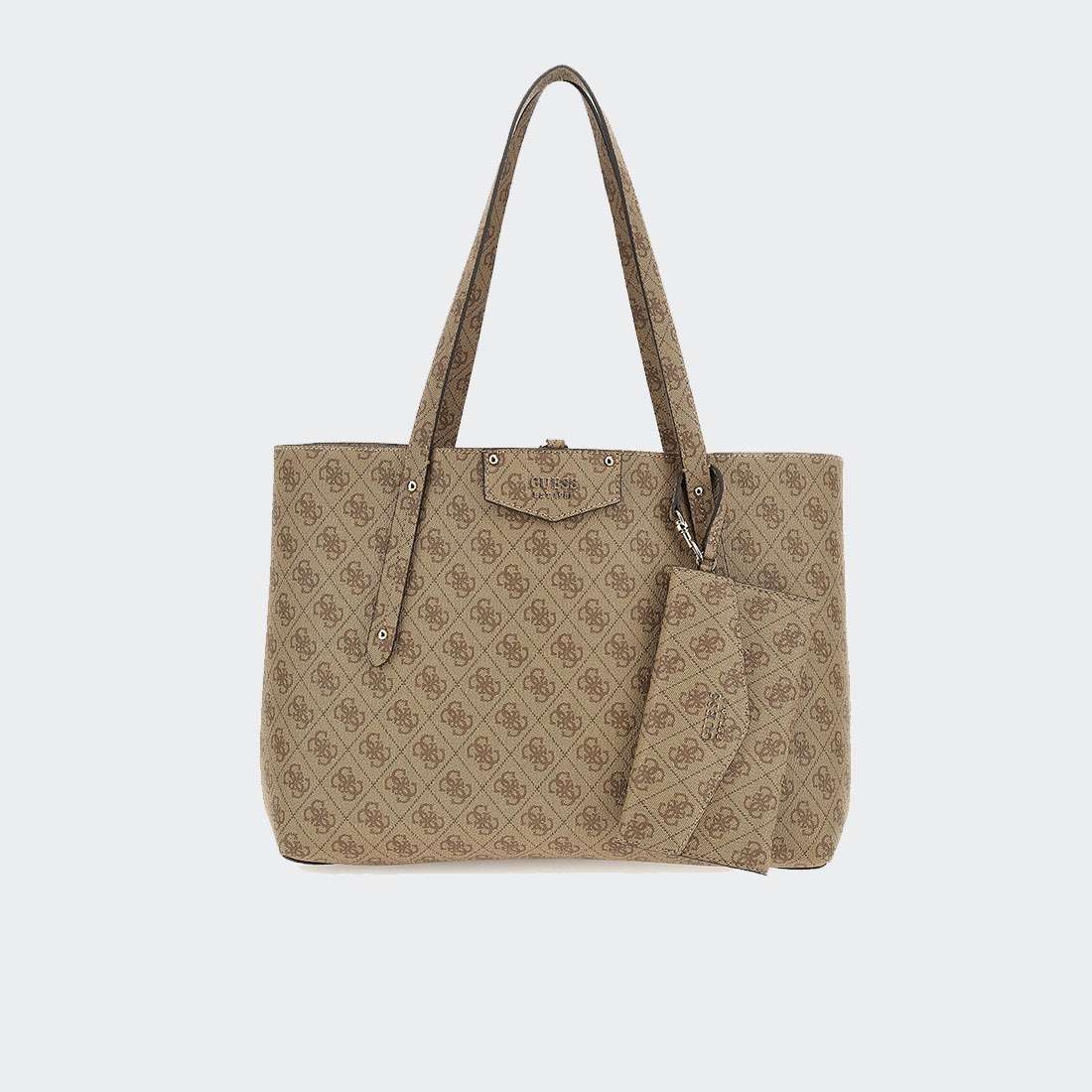 MALA GUESS ECO BRENTON LATTE LOGO