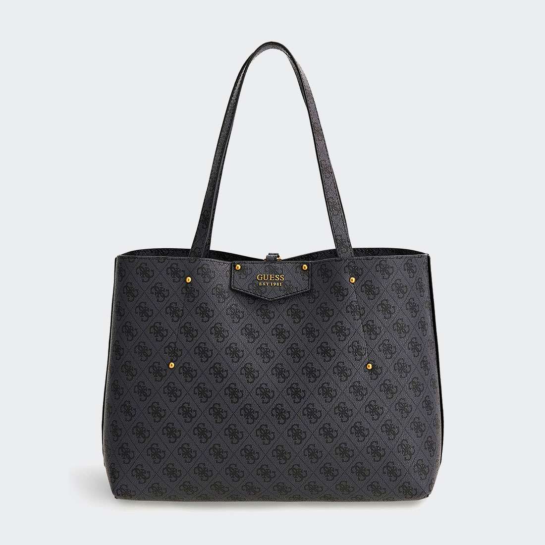 MALA GUESS ECO BRENTON TONTE COAL LOGO