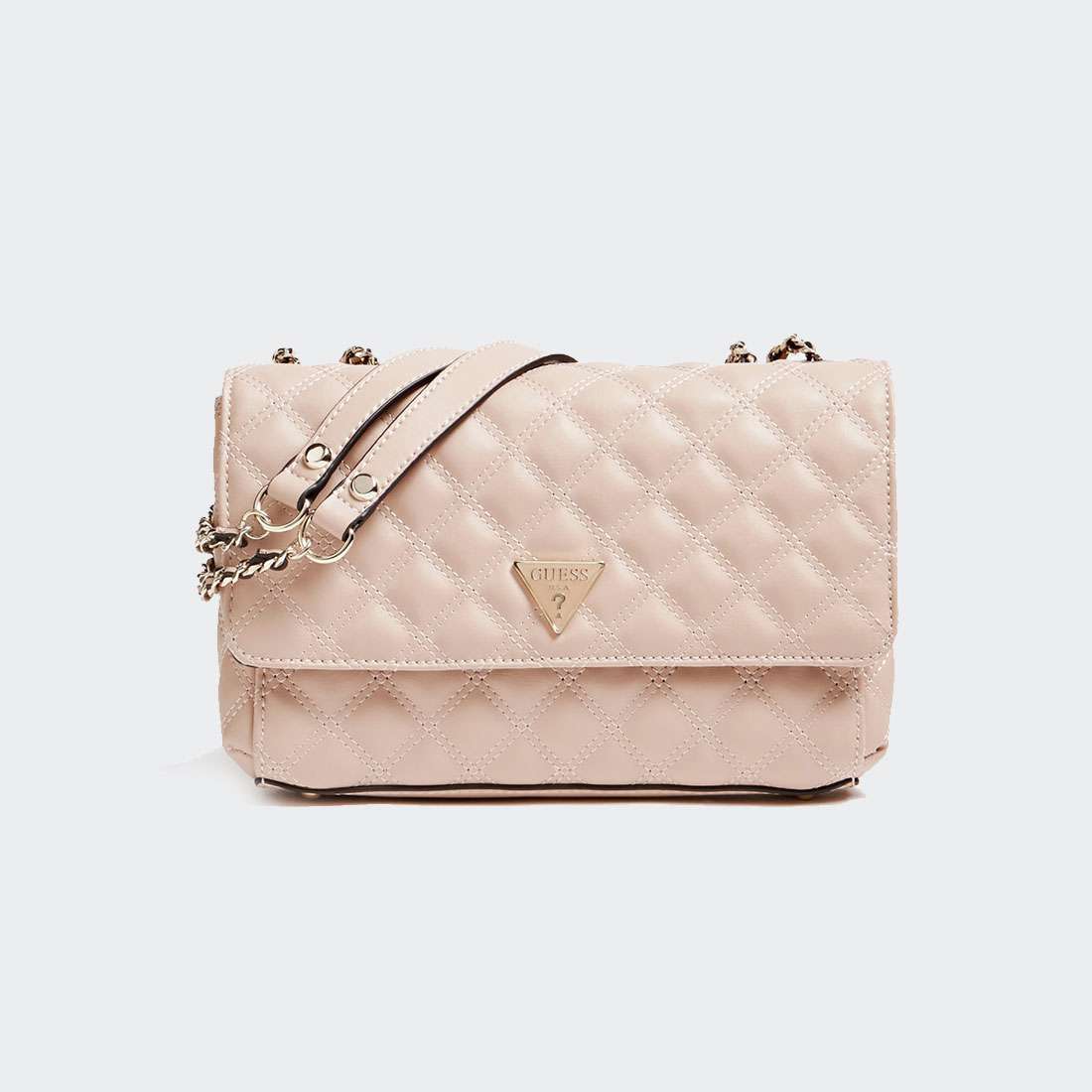 MALA GUESS CESSILY QUILTED CROSSBODY ROSEWOOD