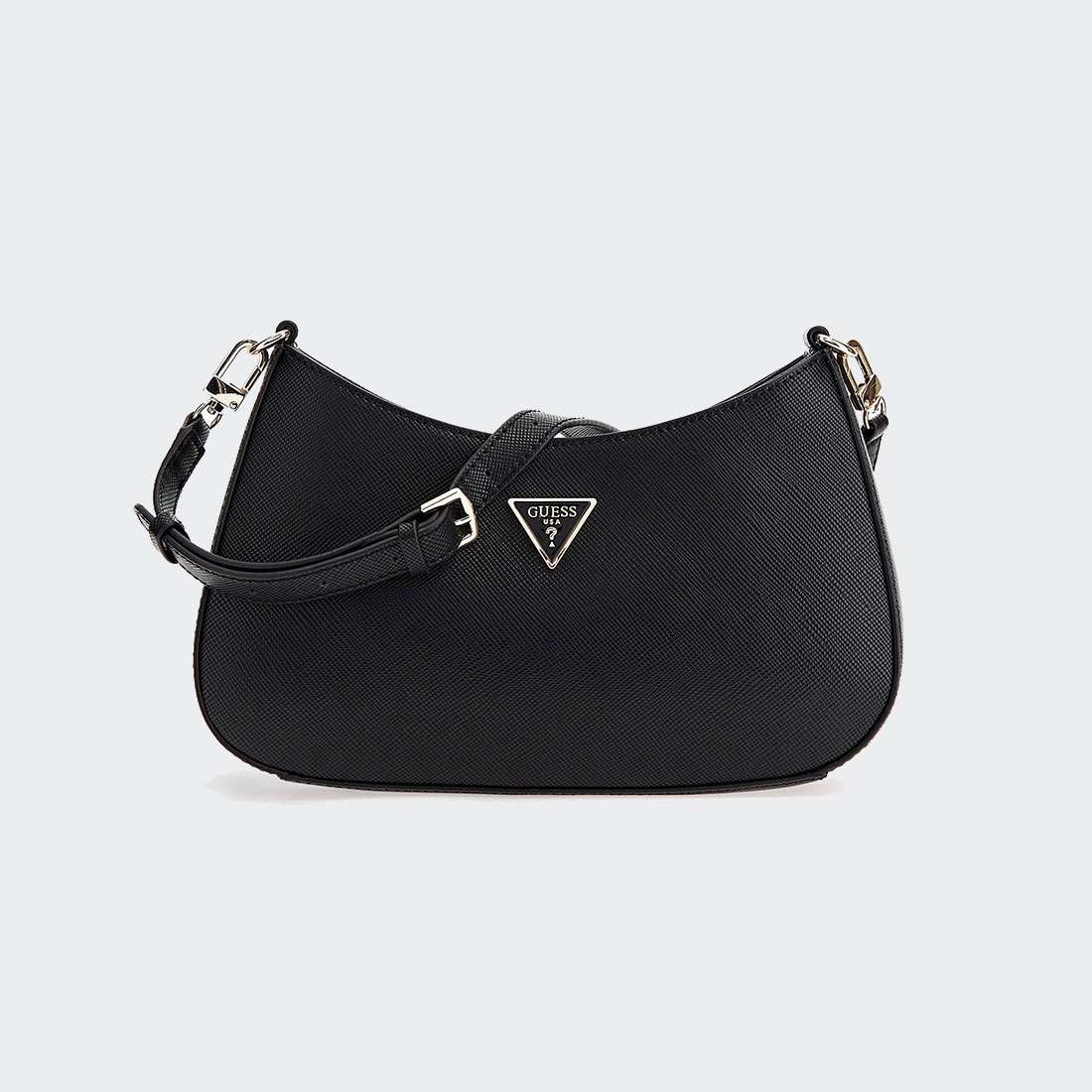 MALA GUESS ALEXIE SHOULDER SAFFIANO BLACK