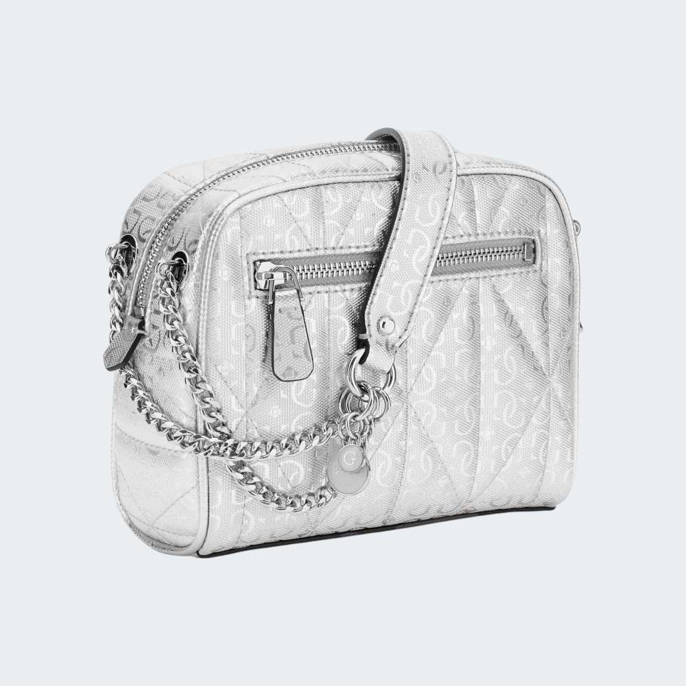 MALA GUESS ALDINA CAMERA SILVER