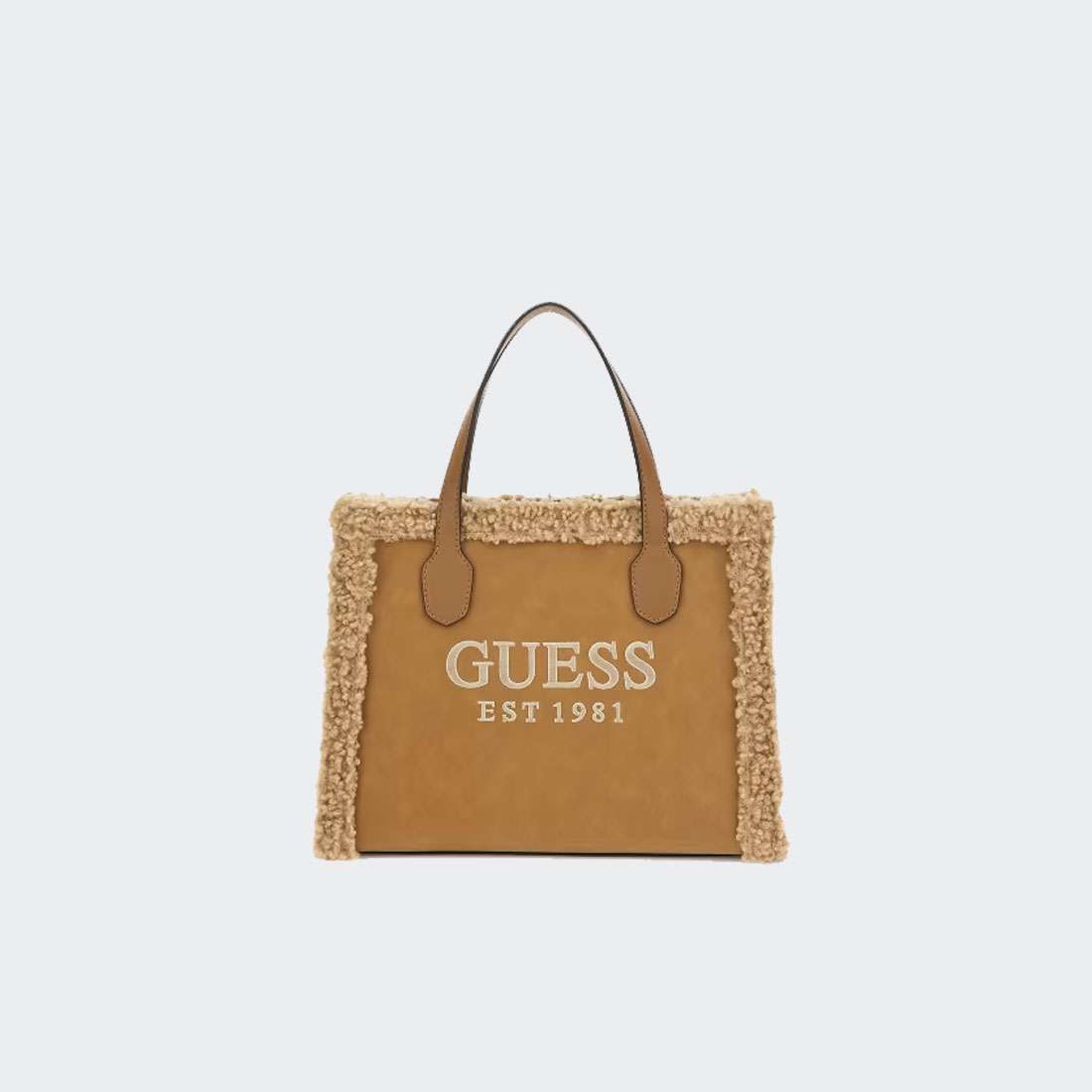 MALA GUESS SILVANA 2 SHOPPER COGNAC