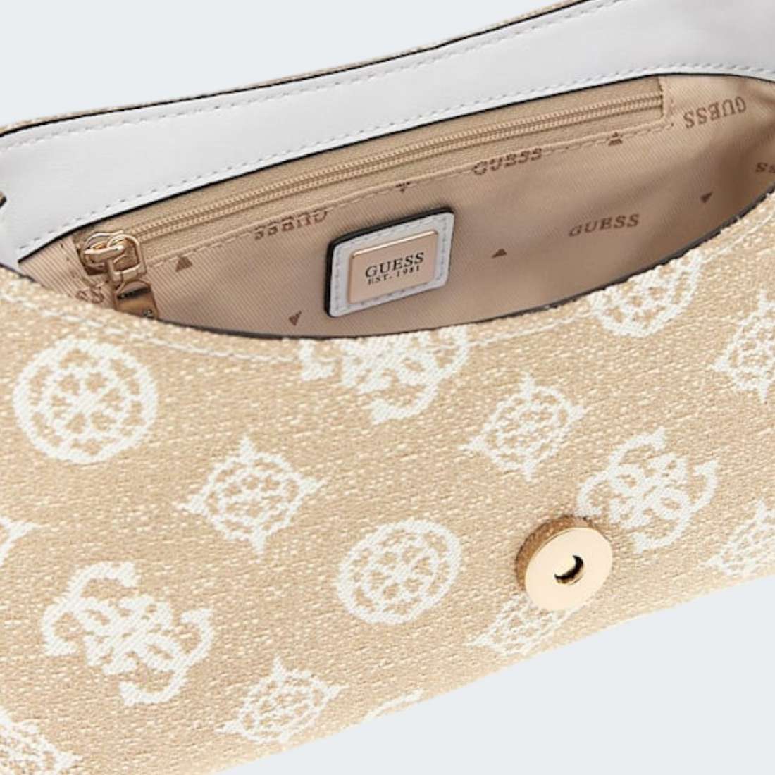 MALA GUESS BEYZA WHITE LOGO