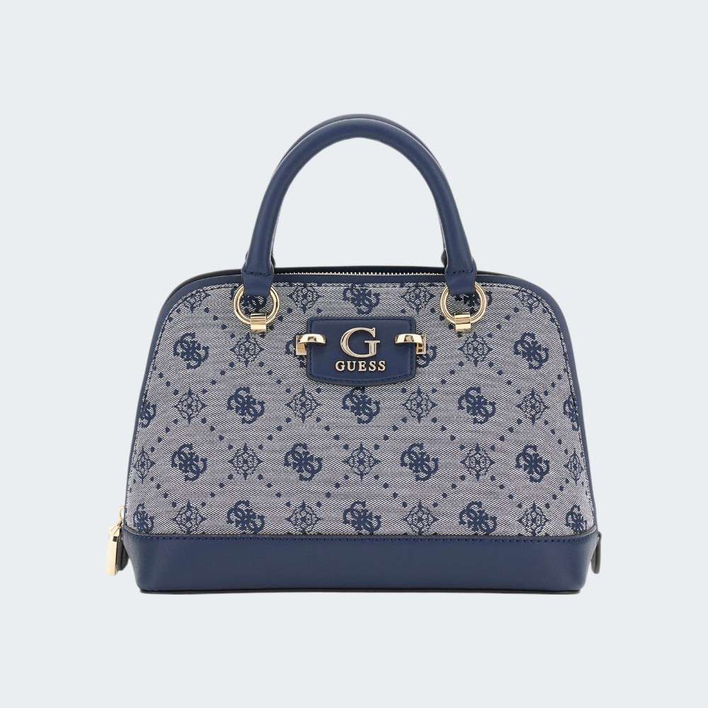 MALA GUESS SATCHEL NAVY LOGO