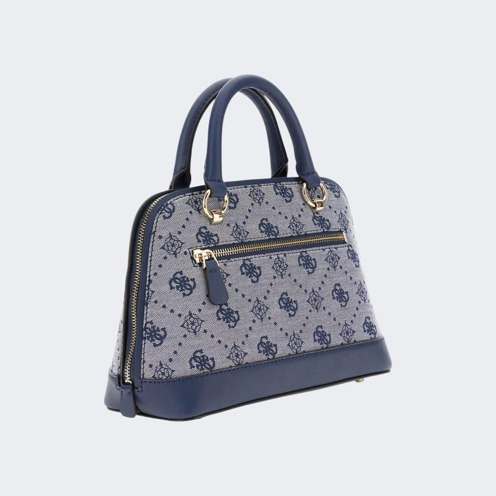 MALA GUESS SATCHEL NAVY LOGO