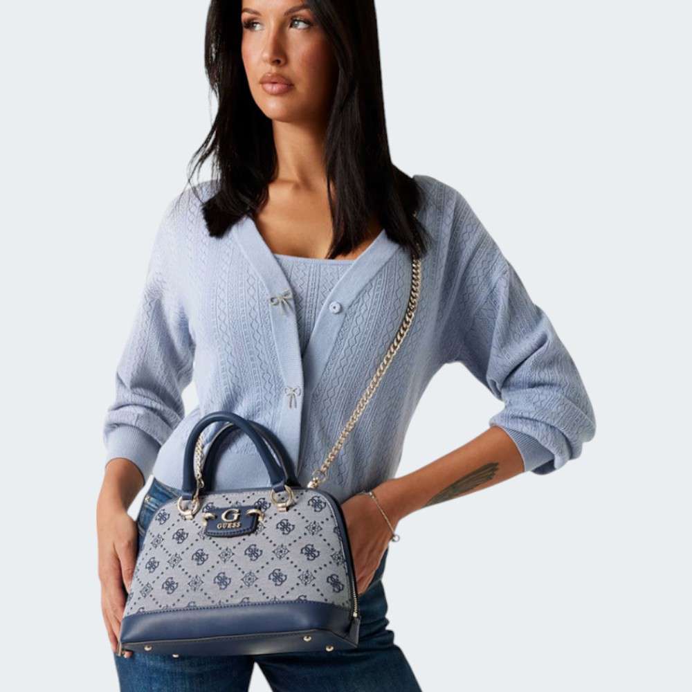 MALA GUESS NEDA LARGE NAVY LOGO