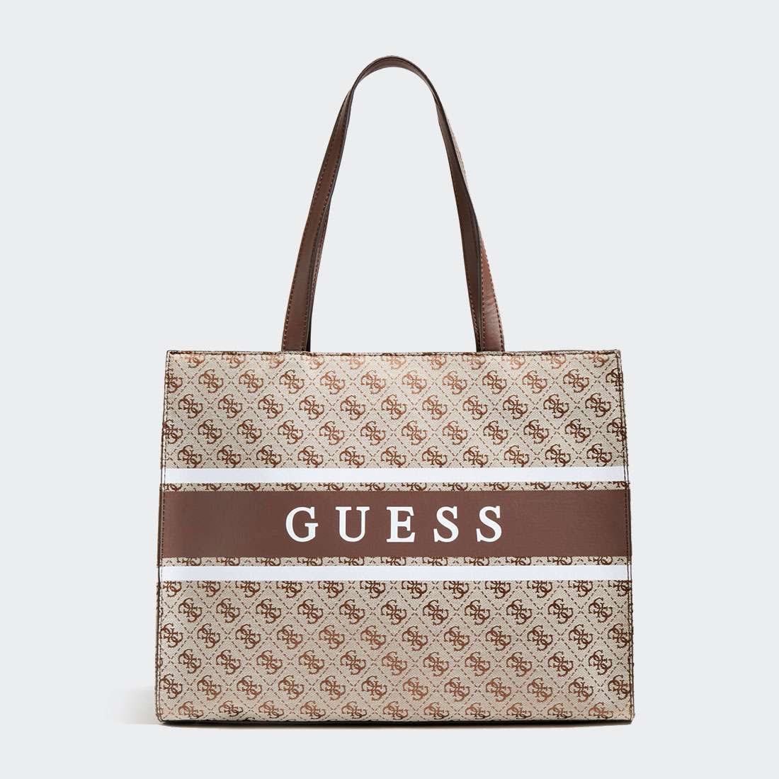 MALA GUESS MONIQUE TOTE BROWN