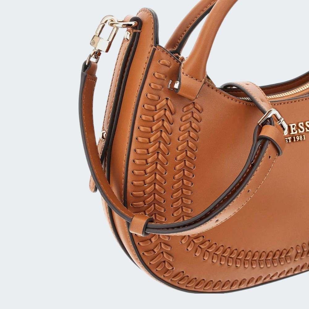 MALA GUESS SATCHEL CARAMEL