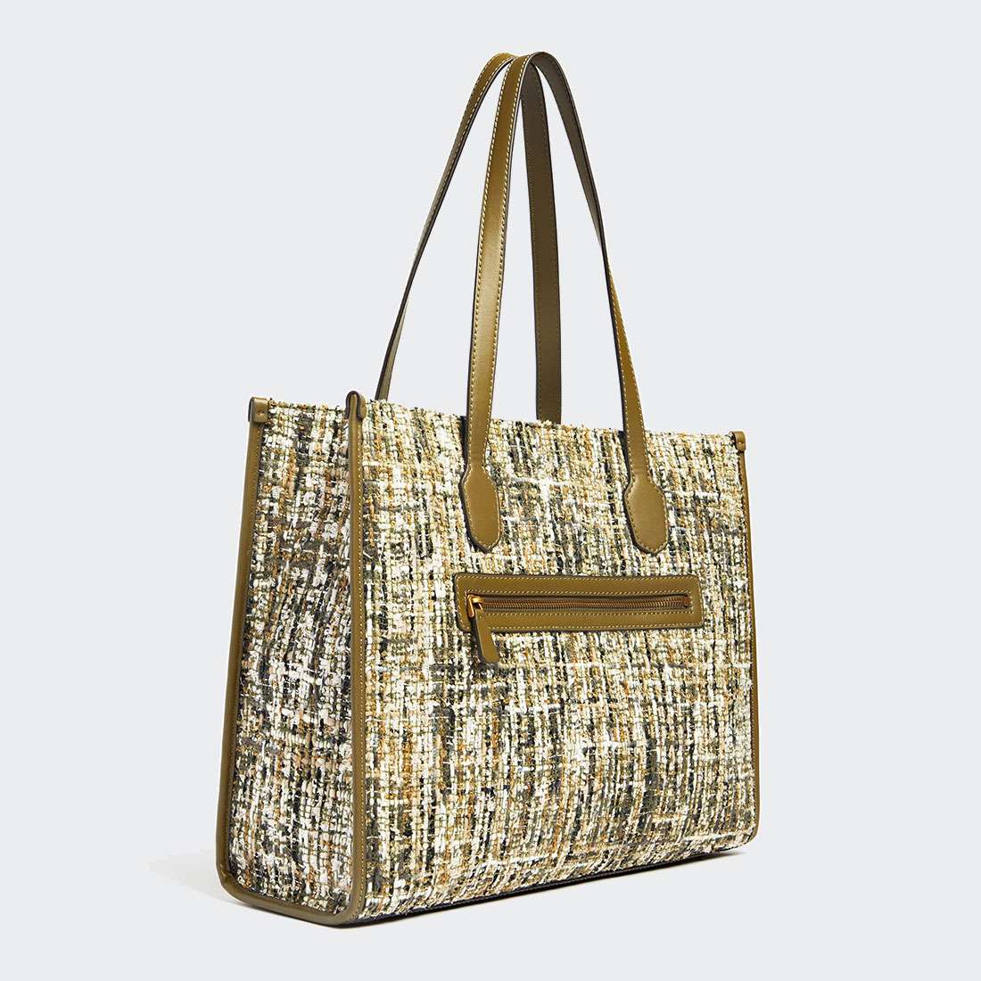 MALA GUESS SILVANA TOTE OLIVE