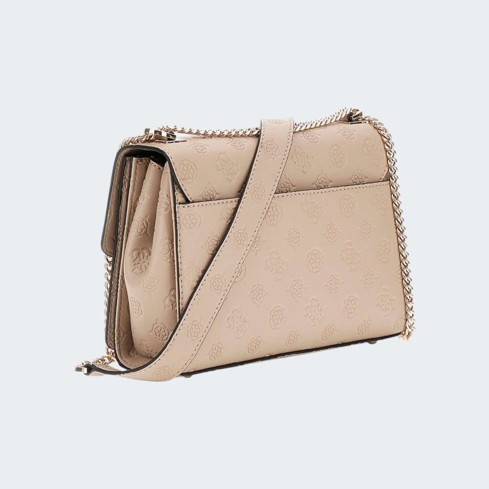 MALA GUESS PHOEBE SIMPLY TAUPE LOGO