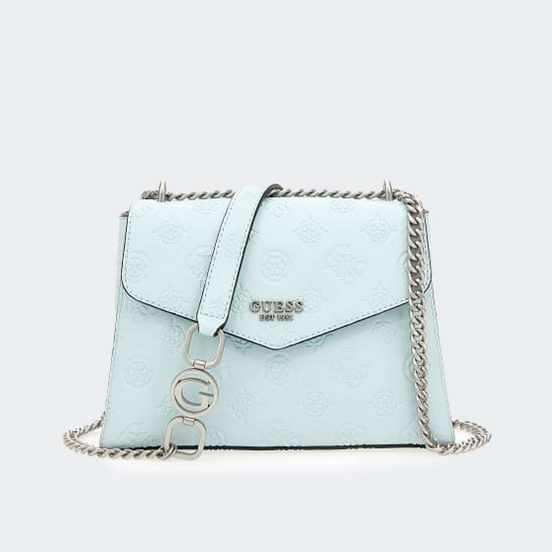 MALA GUESS GALERIA CROSSBODY FLAP ICE BLUE