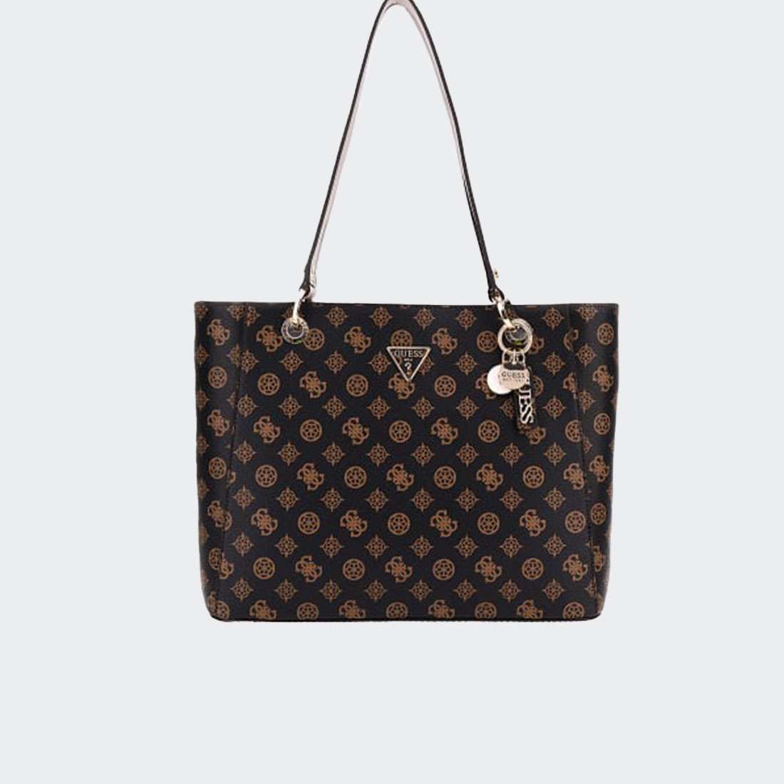 MALA GUESS NOELLE ELITE TOTE MOCHA LOGO