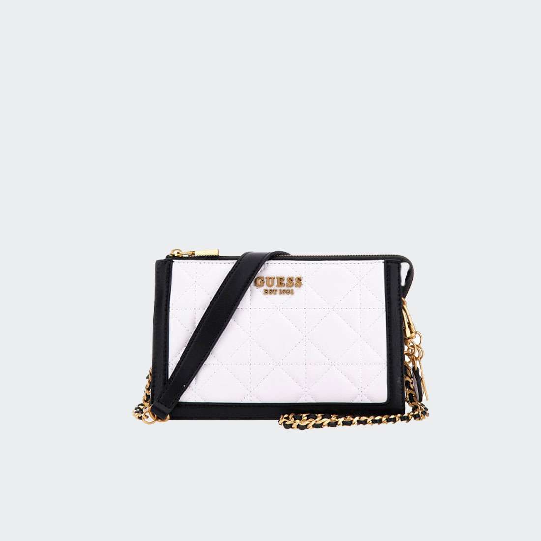 MALA GUESS ABEY MULTI CROSSBODY WHITE